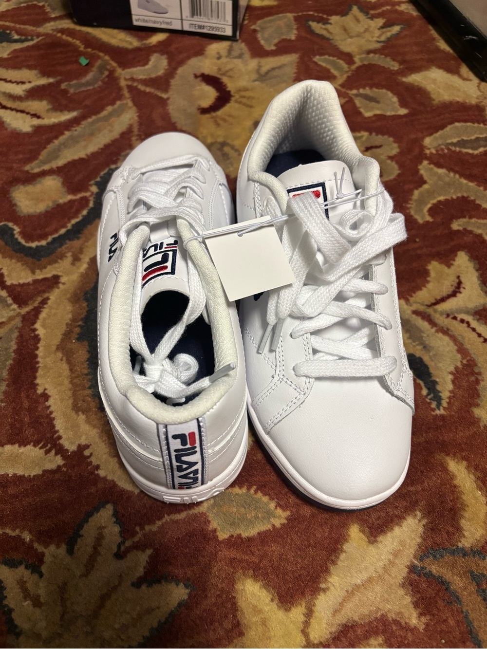 FILA women’s White Low-Top Sneakers - Classic Casual Shoes